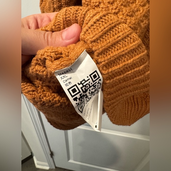 Brown Cable Knit Cardigan - Picture 5 of 6